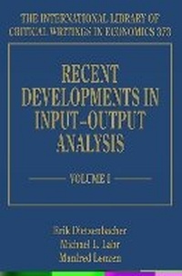 Enlarge image Cover: Recent Developments in Input-Output Analysis - Edward Elgar Publishing