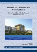 Cover: FarEastCon - Materials and Construction II - Trans Tech Publications Ltd