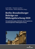 Cover: Berlin-Brandenburger Beitr&auml;ge zur Bildungsforschung 2020 - Peter Lang Verlag