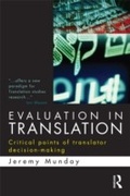 Cover: Evaluation in Translation - Routledge
