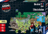 Abbildung von: Krimipuzzle Die drei ??? Kids T-Rex in Action - Kosmos