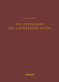 Cover: Die Ortsnamen des Landkreises Fulda - Verlag Herder