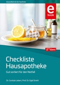 Cover: Checkliste Hausapotheke - Avoxa - Mediengruppe Deutscher Apotheker