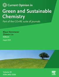 Abbildung von: Current Opinion in Green and Sustainable Chemistry - Elsevier
