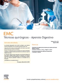 Abbildung von: EMC - Tecnicas quirurgicas - Aparato digestivo - Elsevier