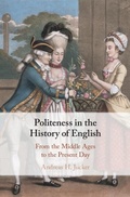 Cover: Politeness in the History of English - Cambridge University Press