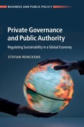 Cover: Private Governance and Public Authority - Cambridge University Press