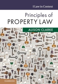 Enlarge image Cover: Principles of Property Law - Cambridge University Press