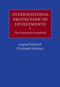 Cover: International Protection of Investments - Cambridge University Press