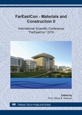Cover: FarEastCon - Materials and Construction II - Trans Tech Publications Ltd