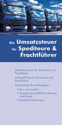 Abbildung von: Die Umsatzsteuer für Spediteure & Frachtführer (Ausgabe Österreich) - dbv Verlag