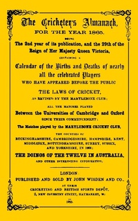 Abbildung von: Wisden Cricketers' Almanack 1865 - Wisden