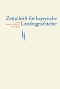 Abbildung von: Zeitschrift für bayerische Landesgeschichte Band 82 Heft 2/2019 - C.H.BECK