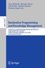 Cover: Declarative Programming and Knowledge Management - Springer
