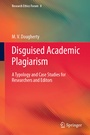 Cover: Disguised Academic Plagiarism - Springer