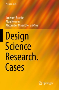 Enlarge image Cover: Design Science Research. Cases - Springer