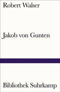 Cover: Jakob von Gunten - Suhrkamp
