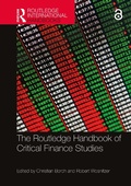 Cover: The Routledge Handbook of Critical Finance Studies - Routledge