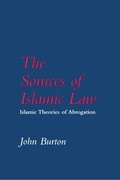 Cover: Sources of Islamic Law - Edinburgh University Press