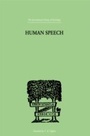 Cover: Human Speech - Routledge