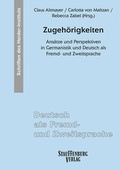 Cover: Zugeh&ouml;rigkeiten - Stauffenburg