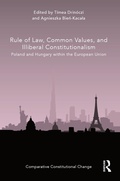 Cover: Rule of Law, Common Values, and Illiberal Constitutionalism - Routledge