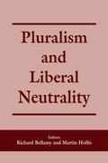 Cover: Pluralism and Liberal Neutrality - Routledge