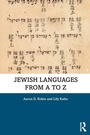 Cover: Jewish Languages from A to Z - Routledge