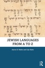 Cover: Jewish Languages from A to Z - Routledge