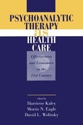 Cover: Psychoanalytic Therapy as Health Care - Routledge