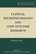 Cover: Clinical Neuropsychology and Cost Outcome Research - Psychology Press Ltd