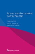 Cover: Family and Succession Law in Poland - Kluwer Law International