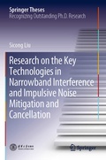 Cover: Research on the Key Technologies in Narrowband Interference and Impulsive Noise Mitigation and Cancellation - Springer