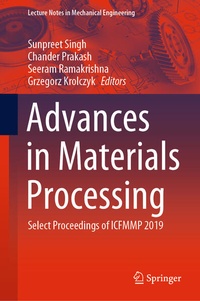Enlarge image Cover: Advances in Materials Processing - Springer