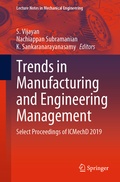 Cover: Trends in Manufacturing and Engineering Management - Springer