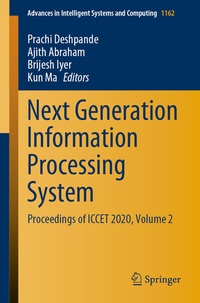 Enlarge image Cover: Next Generation Information Processing System - Springer