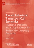 Cover: Toward Behavioral Transaction Cost Economics - Palgrave Macmillan