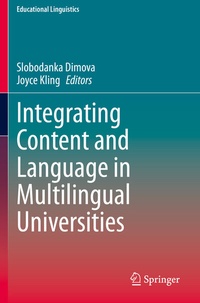 Bild: Integrating Content and Language in Multilingual Universities - Springer