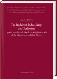 Abbildung von: The Buddhist Indus Script and Scriptures - Harrassowitz Verlag