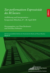 Abbildung von: Zur performativen Expressivität des KClaviers - Buch&Media
