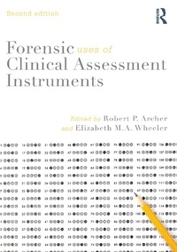 Enlarge image Cover: Forensic Uses of Clinical Assessment Instruments - Routledge