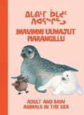 Cover: Adult and Baby Animals in the Sea - Inhabit Education Books Inc.