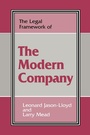 Cover: The Legal Framework of the Modern Company - Routledge