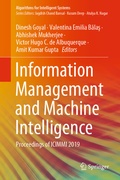 Cover: Information Management and Machine Intelligence - Springer