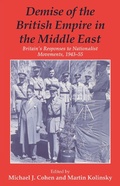 Cover: Demise of the British Empire in the Middle East - Routledge