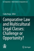 Cover: Comparative Law and Multicultural Legal Classes: Challenge or Opportunity? - Springer