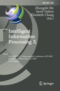 Cover: Intelligent Information Processing X - Springer