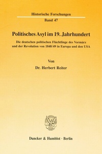 Abbildung von: Politisches Asyl im 19. Jahrhundert. - Duncker & Humblot
