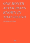 Cover: One month after being known in that island - Hatje Cantz Verlag
