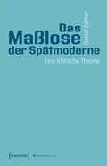 Cover: Das Ma&szlig;lose der Sp&auml;tmoderne - transcript